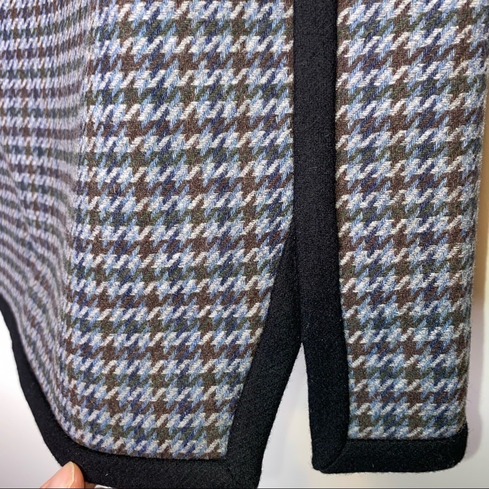 J.Crew Double-Notch Houndstooth Mini Skirt Size 4 - Picture 5 of 12